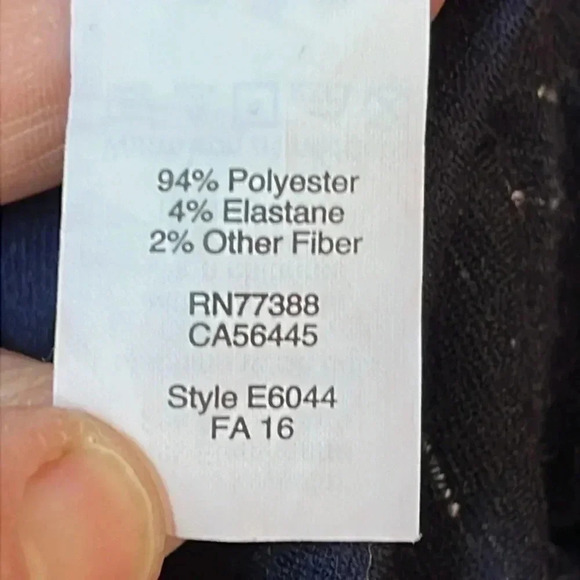 WOMENS SIZE 6 MADEWELL DRESS PLEATED IN FRONT DARK BLUE MIDI‎ - Picture 7 of 8